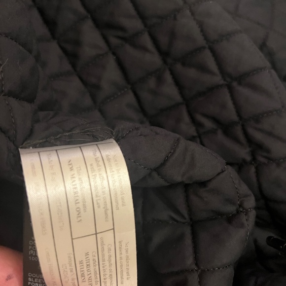 The Kooples Technical Cotton Parka with  Raccoon Fur Hood Coat Black Medium - Picture 7 of 11